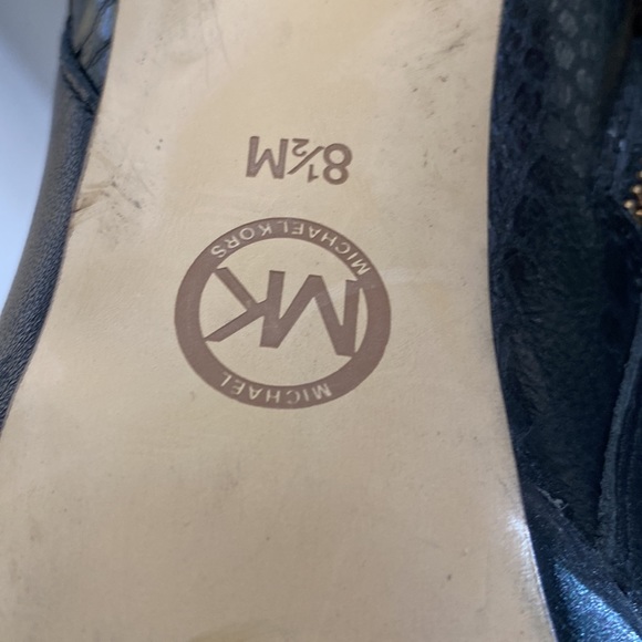 MICHAEL KORS BLACK BOOTIES SIZE 8.5 - Picture 8 of 12